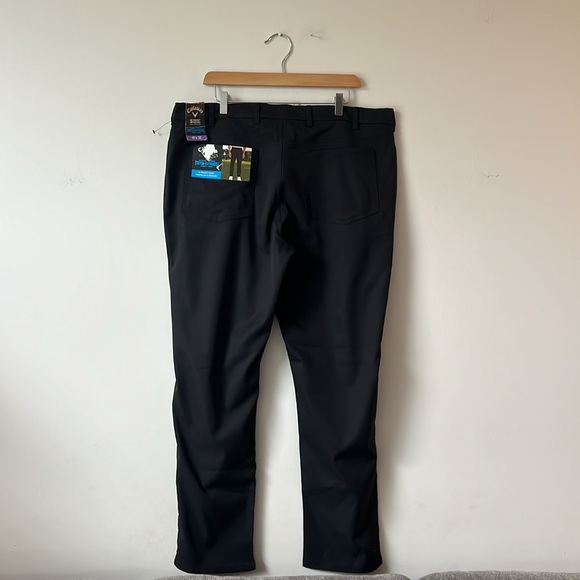 𝅺[42X32] Callaway Golf Men’s Black Straight Leg Golfing Activewear Pants - Picture 2 of 7